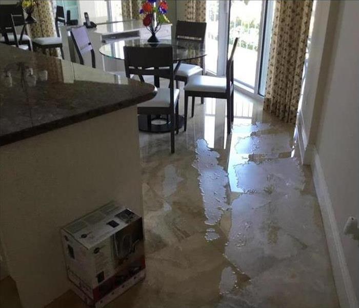 Flooding in a home